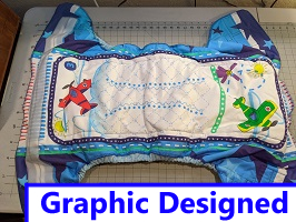 Full Diaper Graphic Design